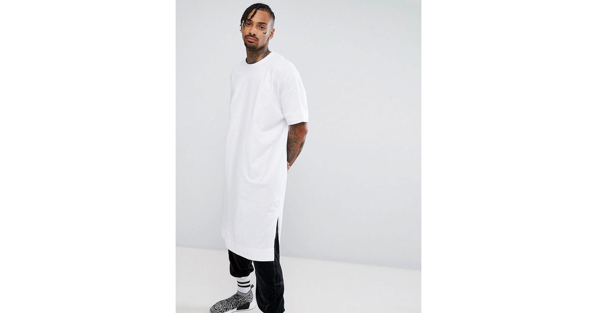 t shirt homme long