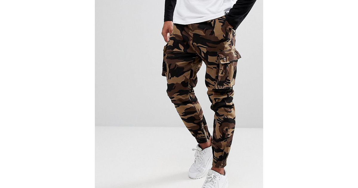 skinny cargo joggers