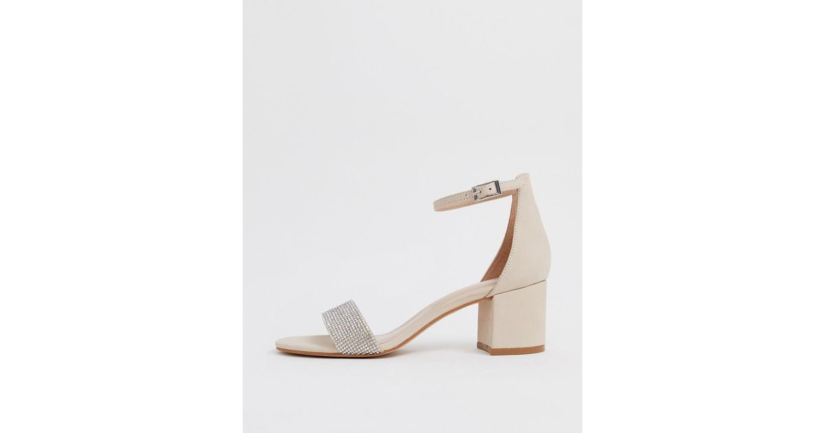 aldo embellished blush block heeled sandals