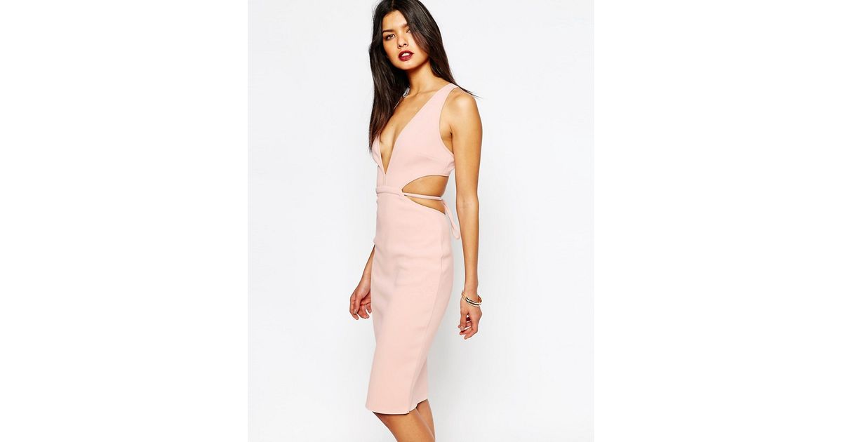 bec and bridge baby pink dress