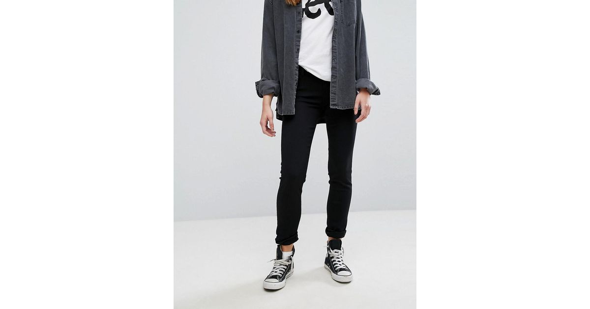 lee elly slim straight mid rise jeans