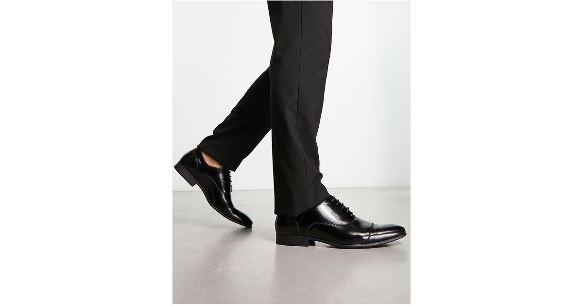 Zapatos oxford con cordones Truffle Collection de hombre color Negro | Lyst