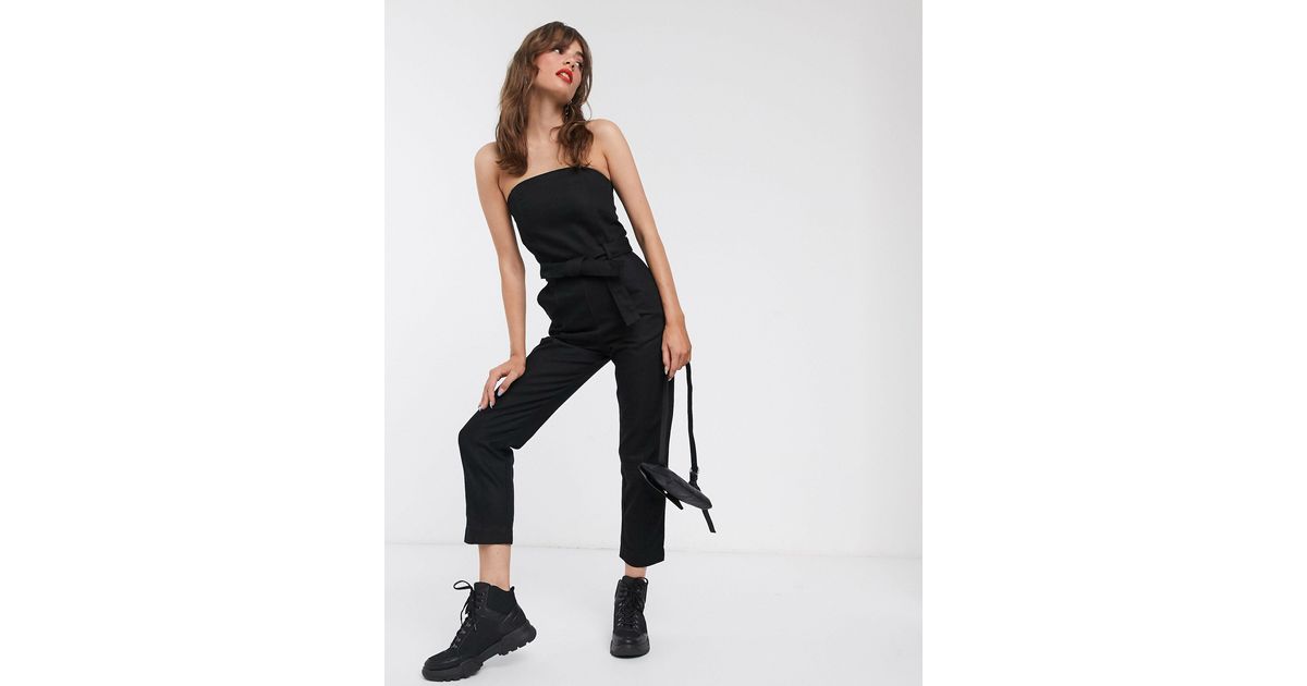 weekday jumpsuit black