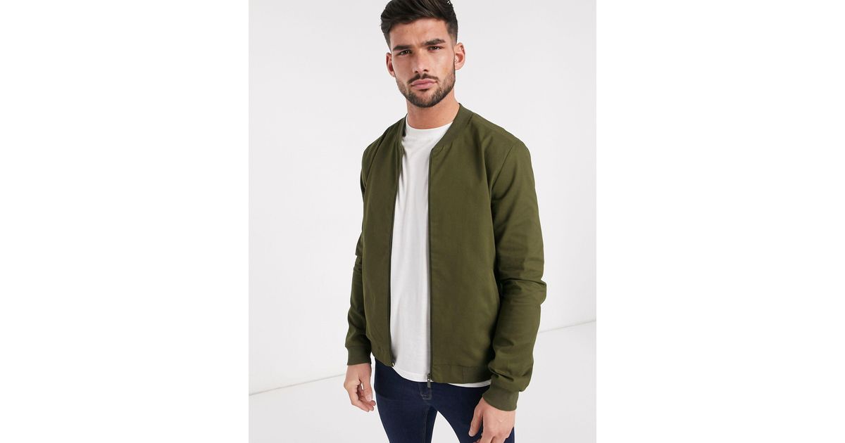 Lightweight Cotton Bomber Jacket 
