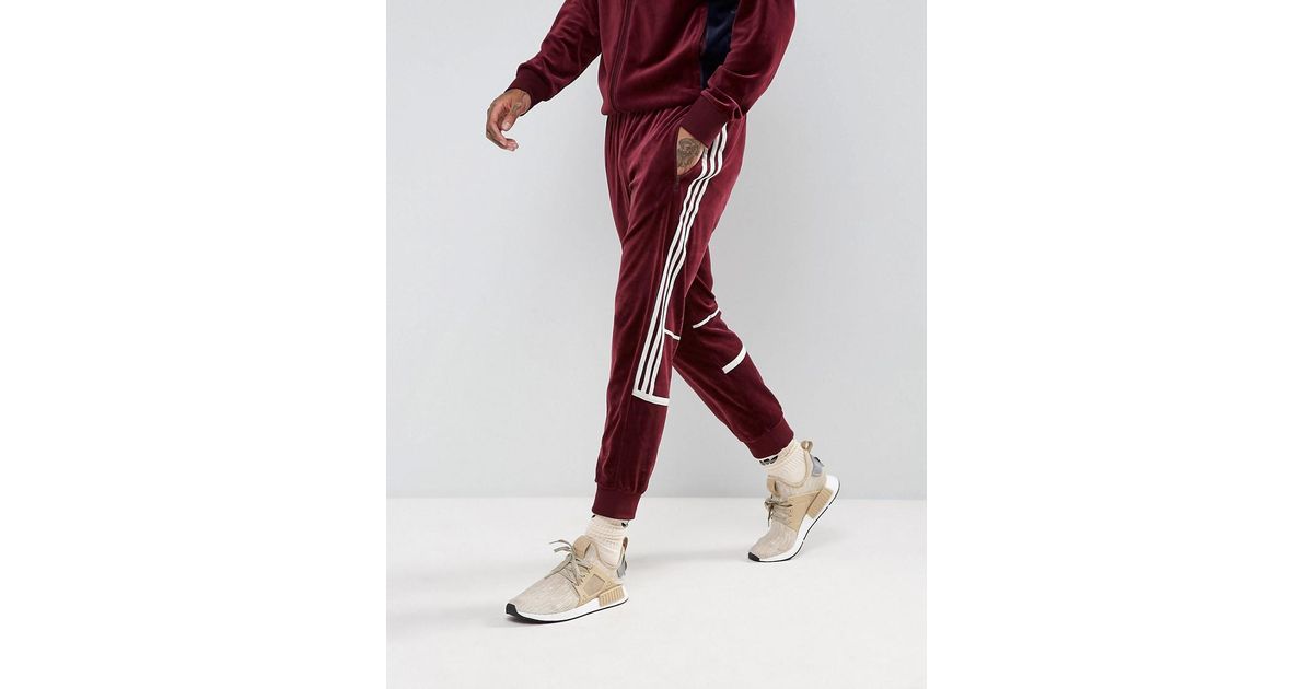 Jogging adidas outlet en velour