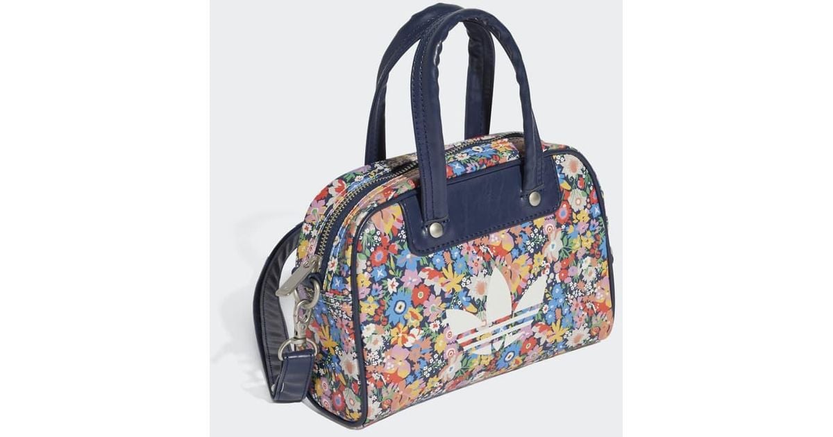 adidas Originals X Liberty London Mini Bowling Bag in Blue