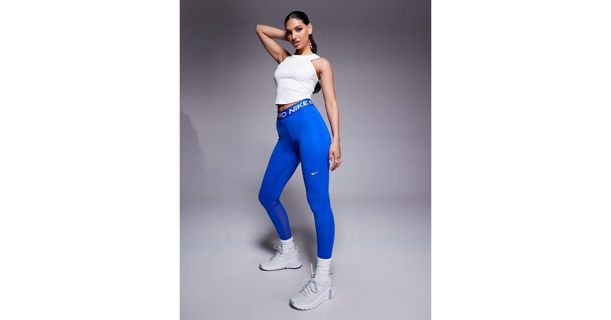 blue nike tights