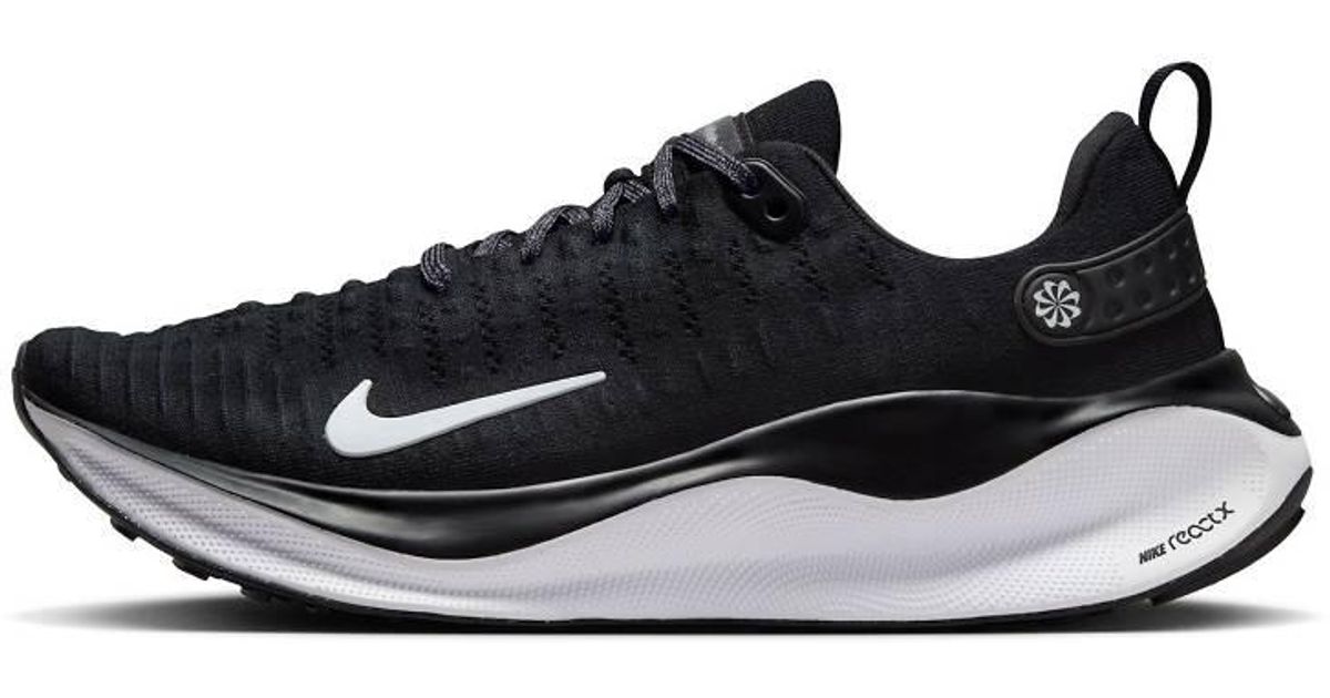 Nike Nike React Infinity Run Flyknit 4 Wide Fit Trainers in Black for Men Lyst UK