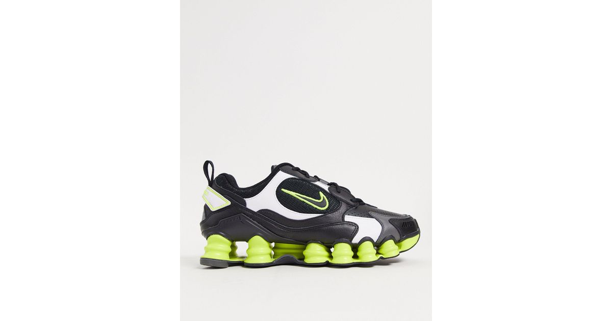 Zapatillas en amarillo y shox tl nova Nike de color Negro | Lyst