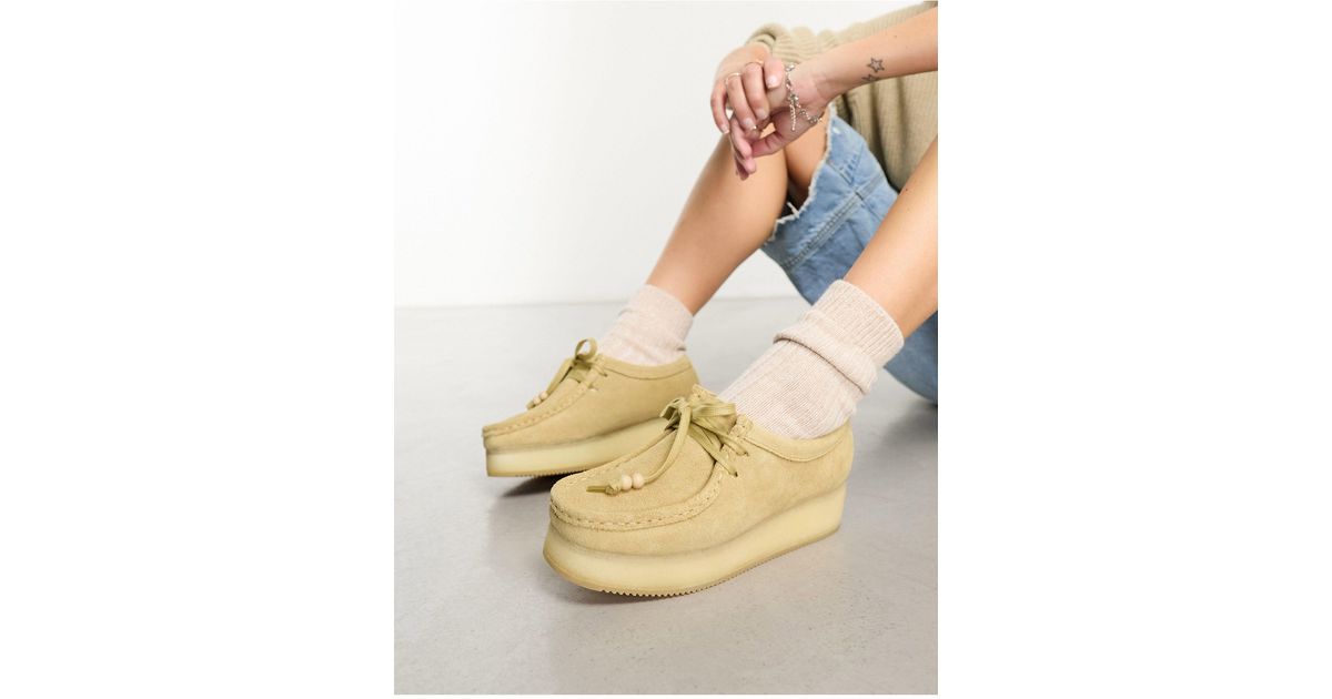Clarks Wallacraft Bee Stacked Sole Boots in Blue | Lyst Australia