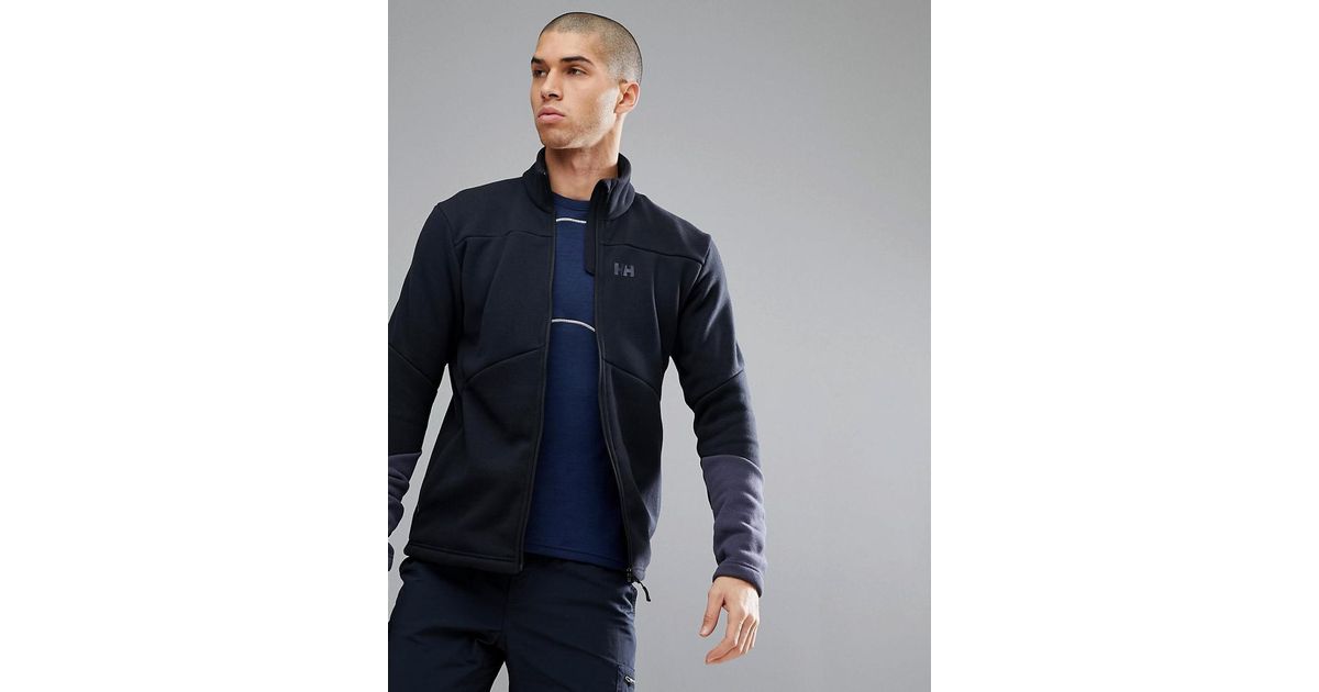 helly hansen eq black midlayer jacket
