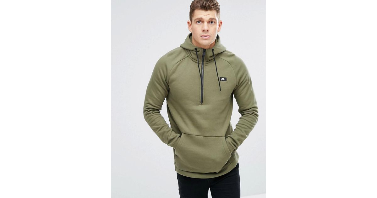 nike half zip hoodie