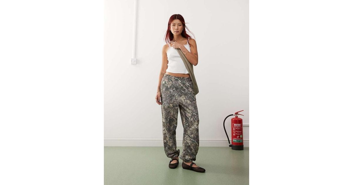 Camo Collusion Oversized Joggers COLLUSION Unisex Festival