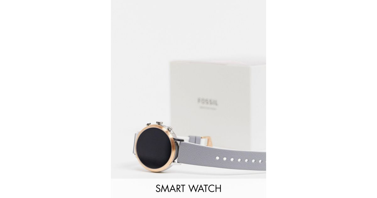 FTW6016 Gen 4 Women's Venture - Montre connectée Fossil en coloris Gris -  Lyst
