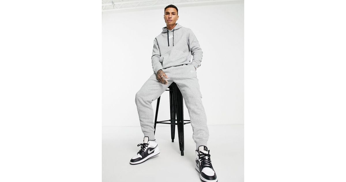 Nike – trainingsanzug-set aus fleece in Weiß für Herren | Lyst DE