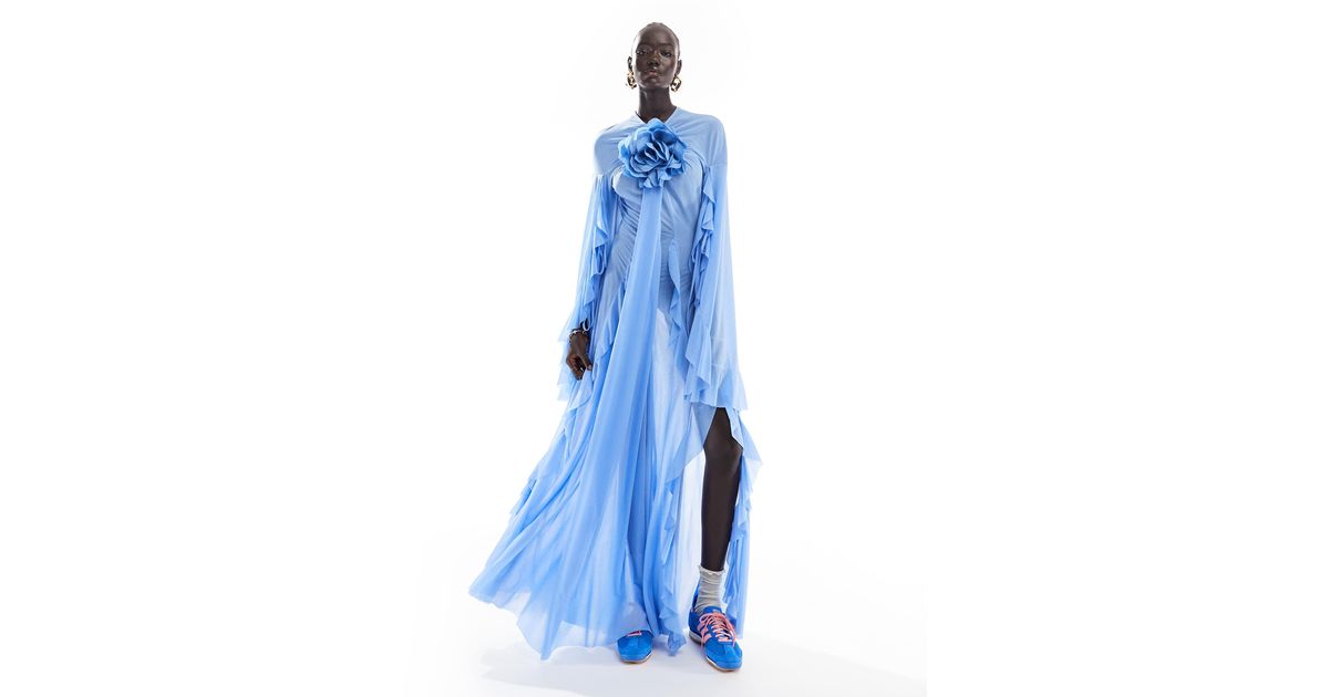 asos corsage cape maxi dress Corsage Cape Maxi Dress Asos