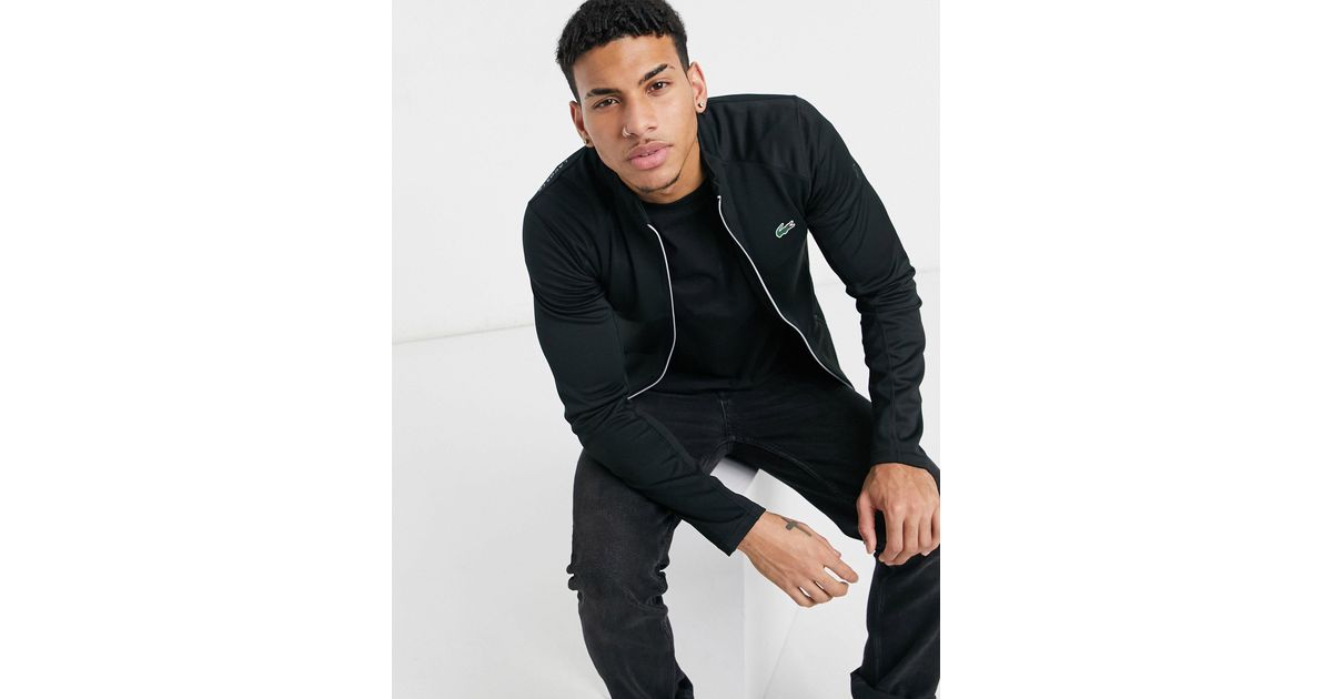 Lacoste Poly Mid Layer Full Zip Sweat 
