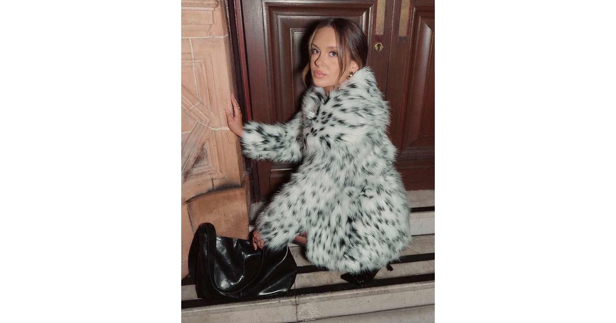The Frolic X Bella Stovey Exclusive Faux Fur Belted Oversized