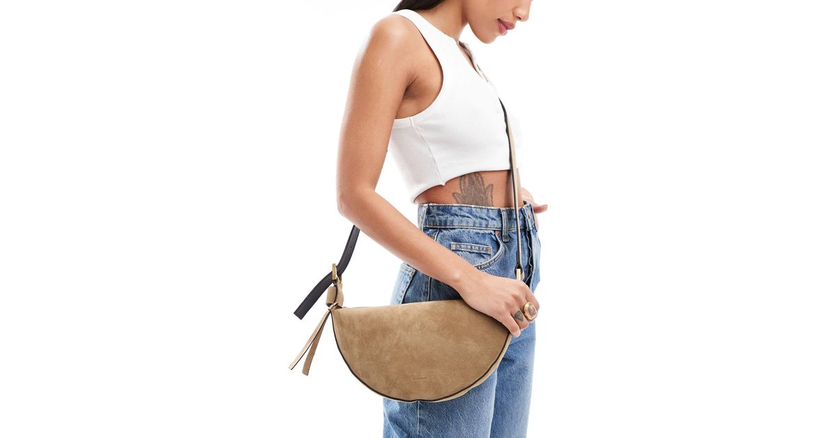 AiNinXun Grand Sac Bandoulière Demi-Lune Nylon – Femme & Homme – Crossbody Casual – Grande Capacité Voyage & Quotidien