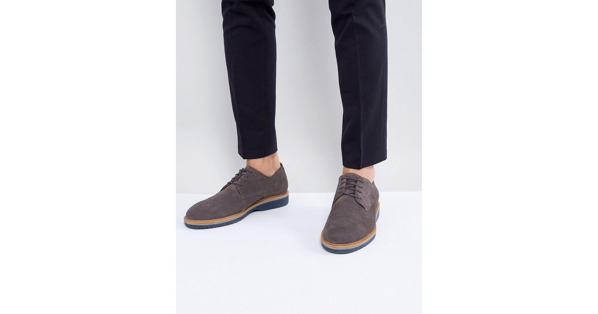 tommy hilfiger suede derby shoes