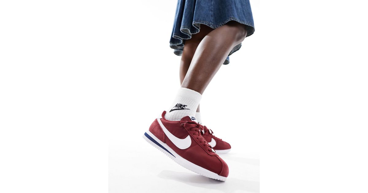 Nike Cortez Sneakers in Red Lyst Canada