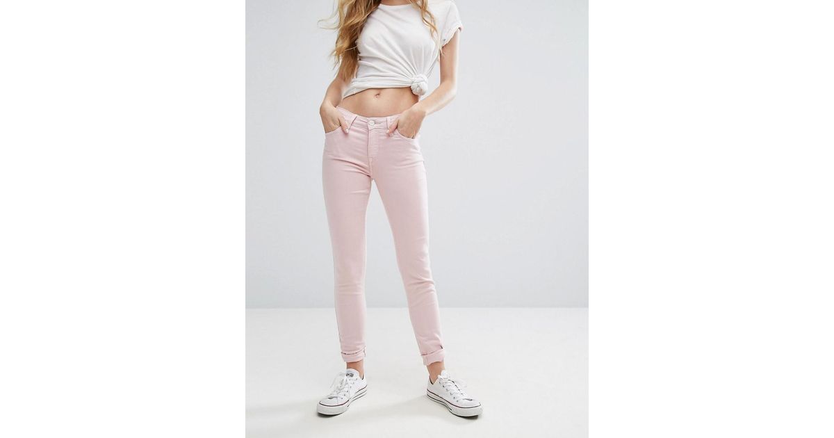 pink lee jeans