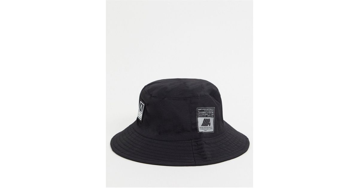 Cappello da pescatore nero da Uomo di Bershka in Nero | Lyst