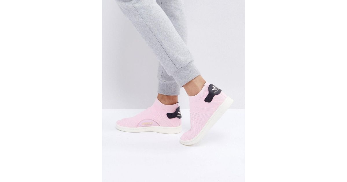 adidas originals stan smith primeknit sock sneakers