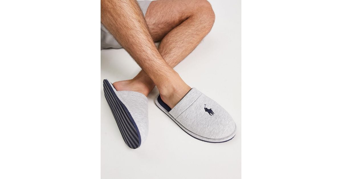 Polo Ralph Lauren Klarence Mule Slippers in White for Men Lyst