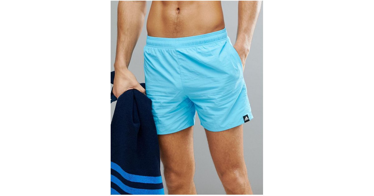 adidas swim shorts blue