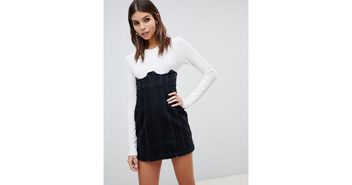 Corset skirt high clearance waisted