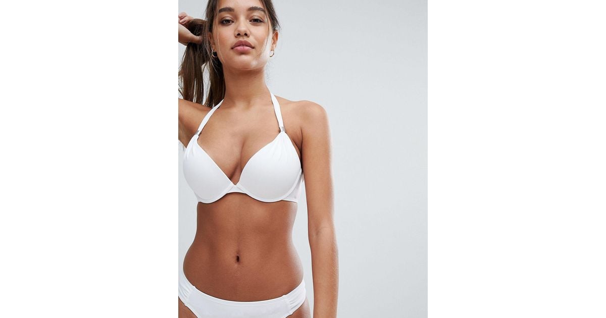 DORINA Super Push Up Bikini Top in White | Lyst Canada