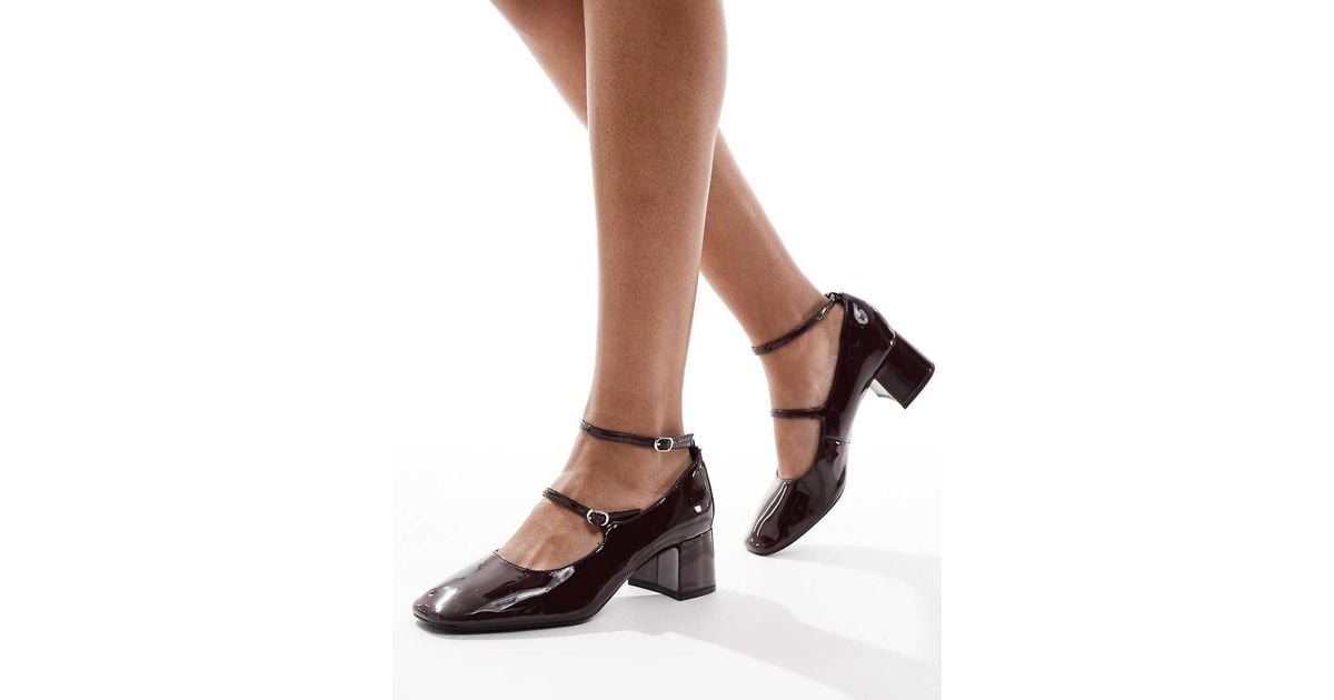 Mary Jane A Punta In Stile Retrò / Classiche Mary Jane Basse Con - Foto 4