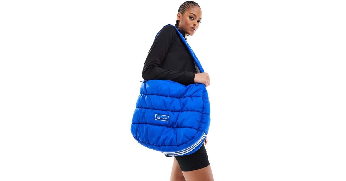 ☆Adidas x MOON BOOT☆Shopper Bag Blue adidas x Moon Boot Padded Blue Shopper Bag | Moon Boot®