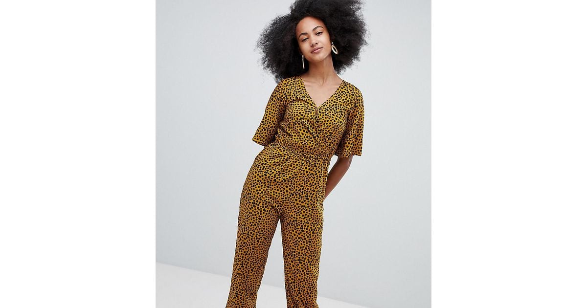 monki jumpsuit leopard