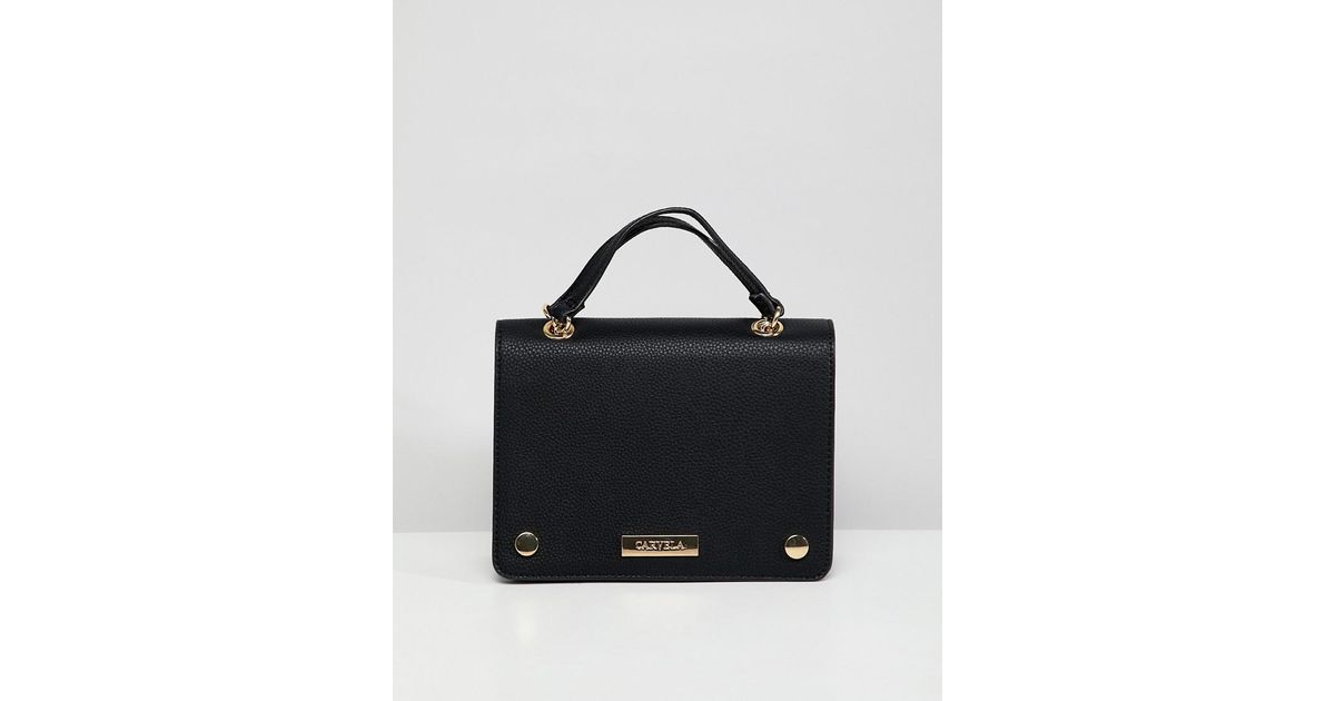 carvela cross body bag black