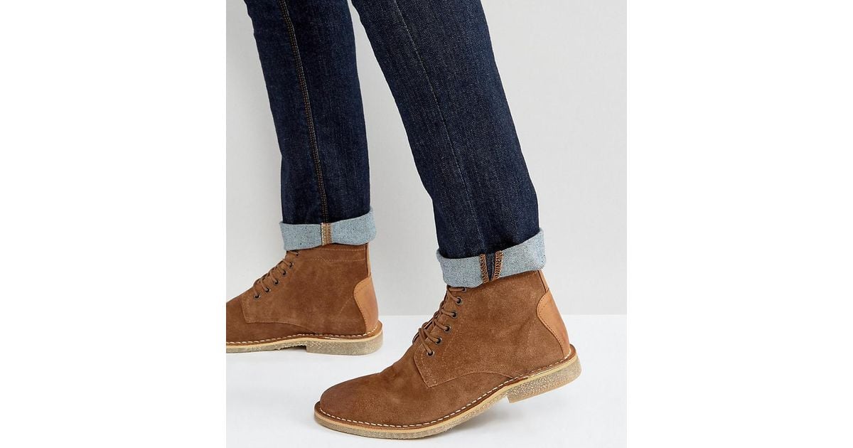 ASOS Denim Asos Wide Fit Desert Boots 