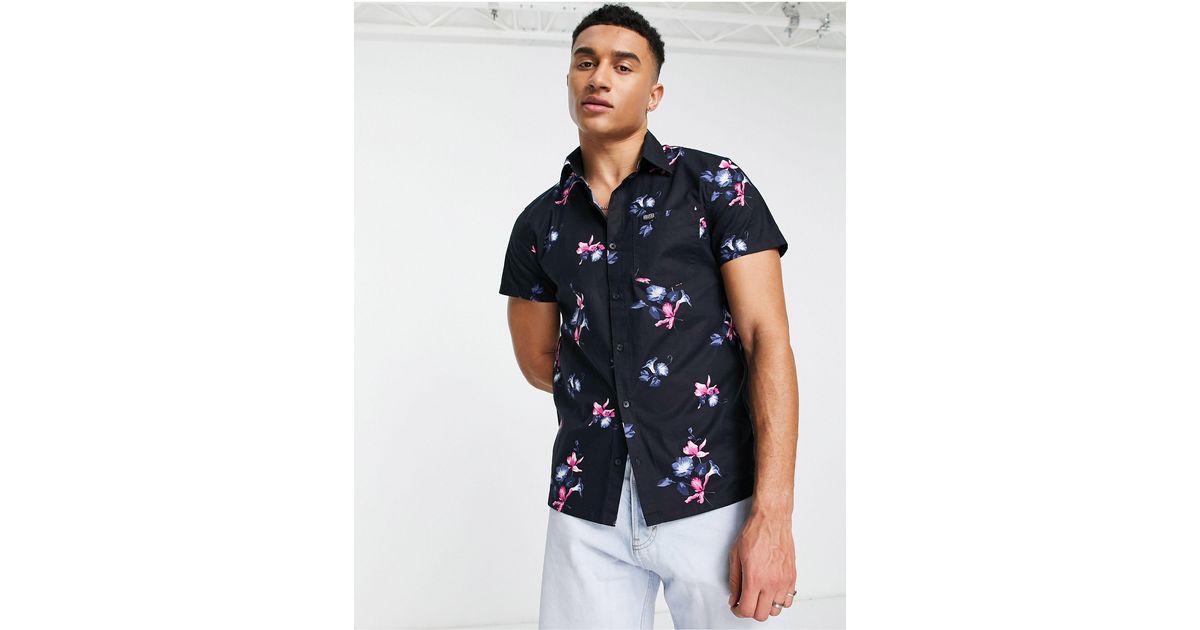 Hollister Cotton Slim Fit Floral Print 