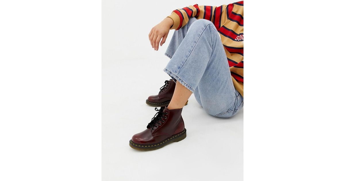 dr martens 1460 silver chrome flat ankle boots