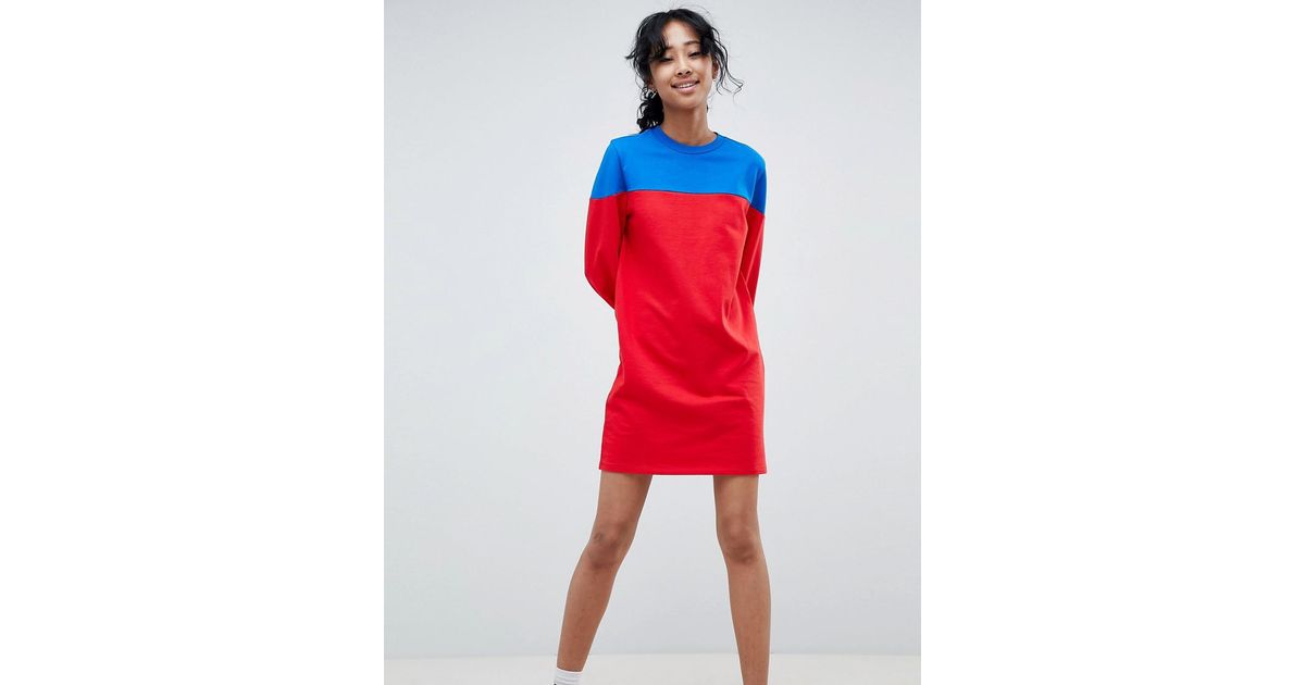 red sweat dress