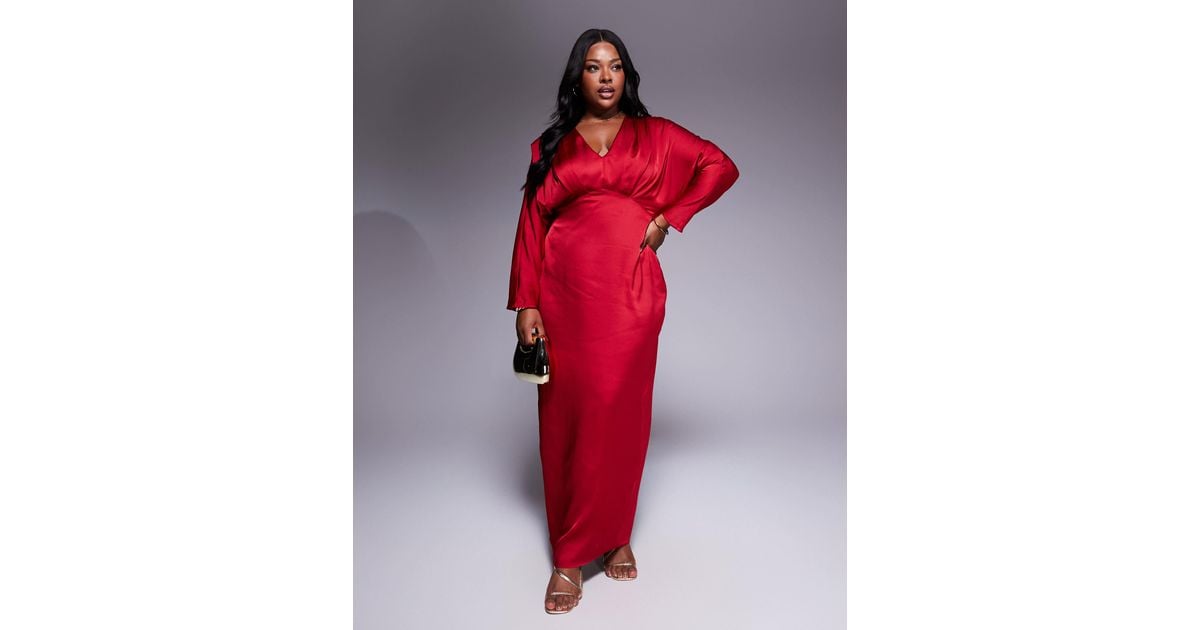 satin kimono maxi dress Ombre Satin Kimono Maxi Dress Pink / Small