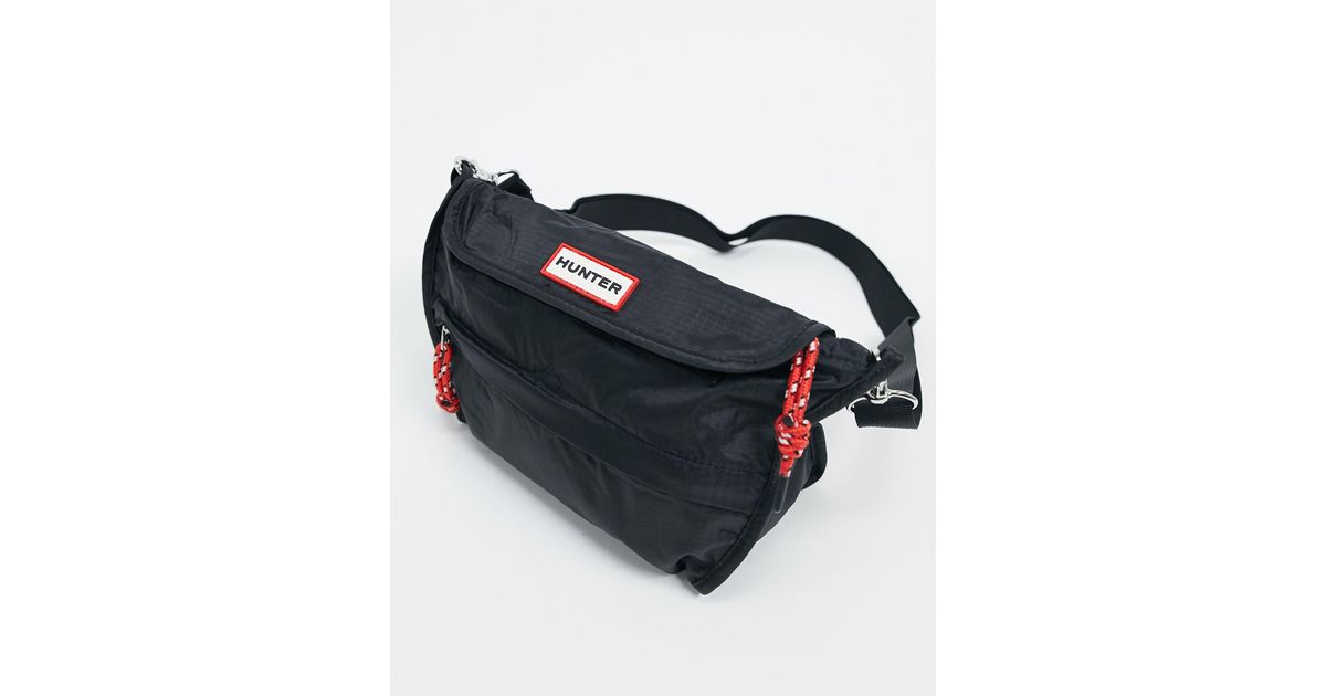HUNTER Packable Belt Bag in Black for Men Lyst UK