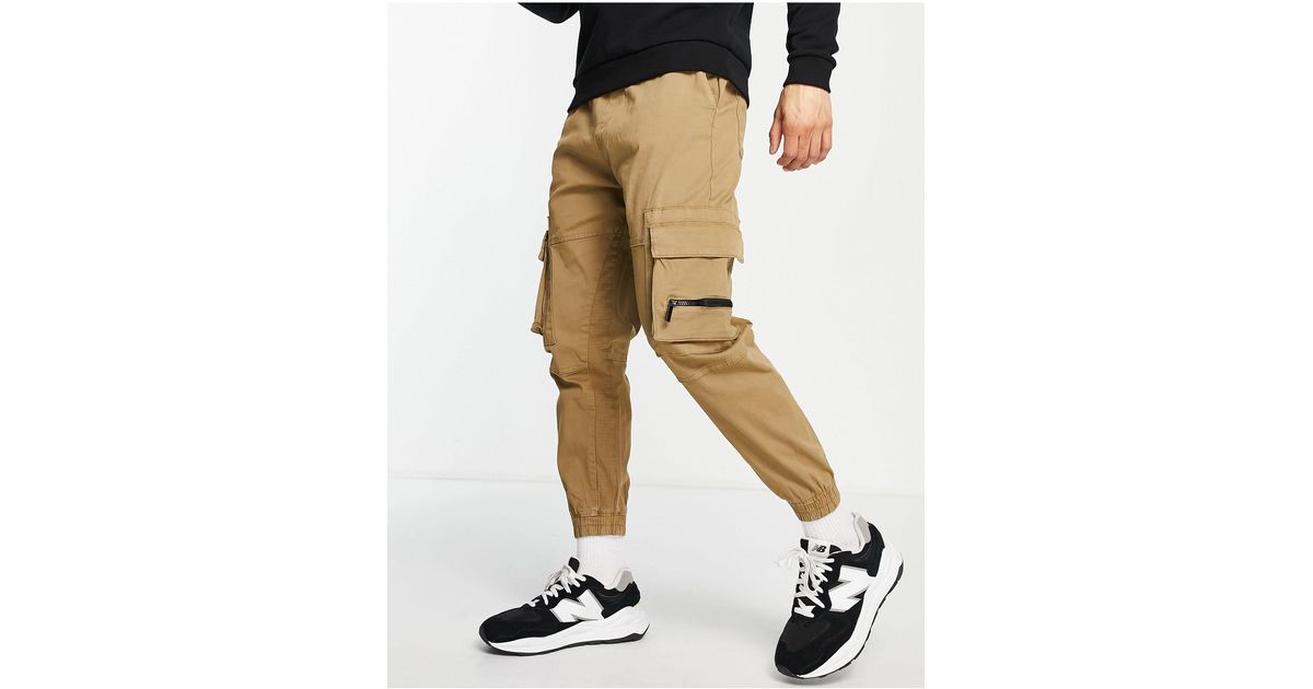 Bershka Cargo Trousers for Men Lyst