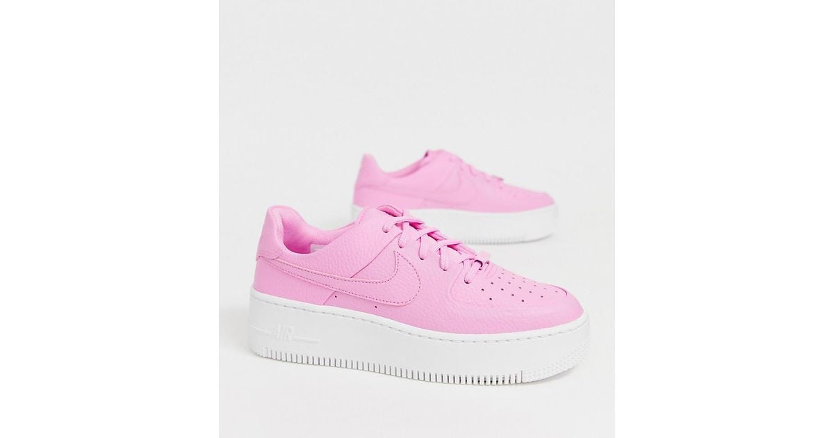 nike air force 1 sage low pink