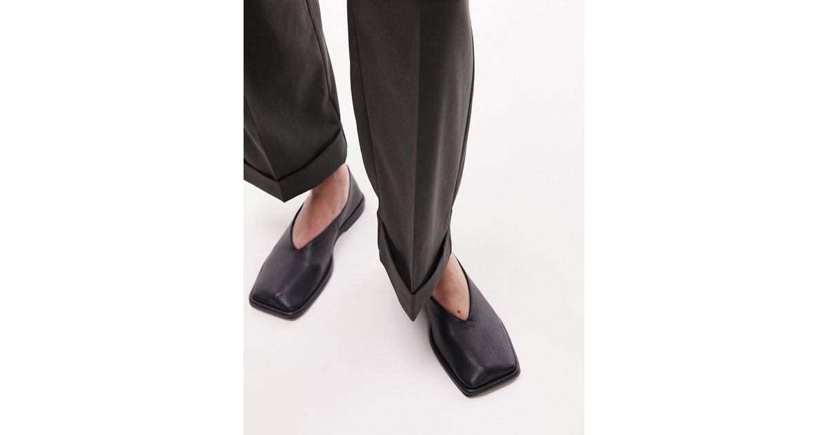 Escarpins Topshop Talons Hauts - Taille UK 4 (Pointure UK 4) - Couleur Navy (Bleu Marine) - Occasion