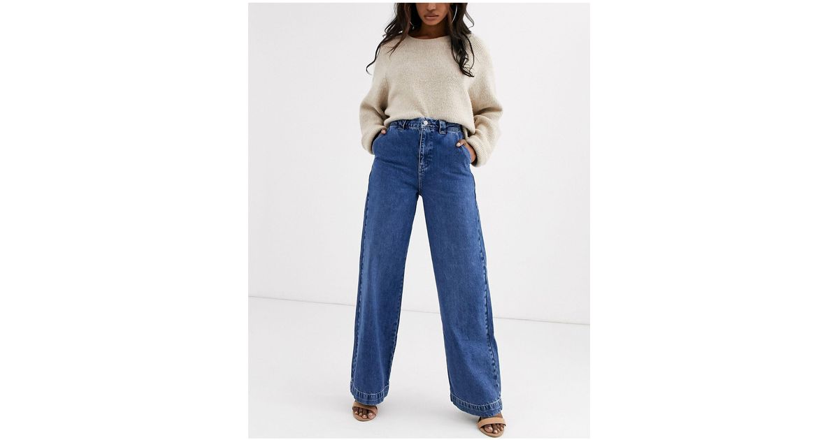 Vero Moda Denim Aware Wide Leg Jeans in 