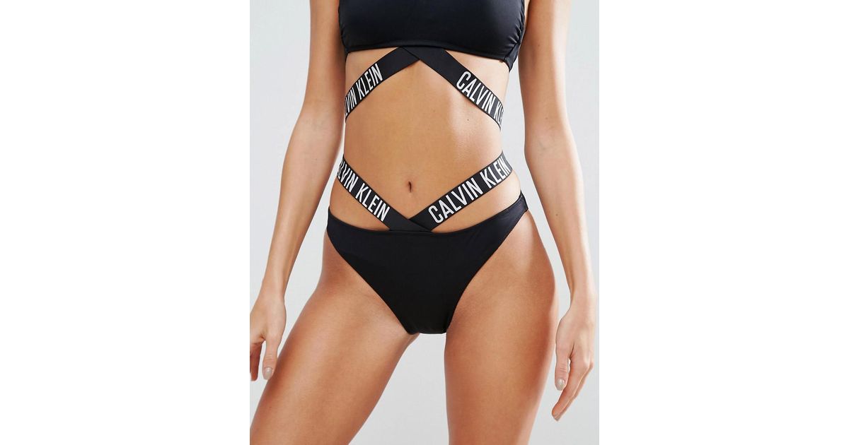 calvin klein strap bikini