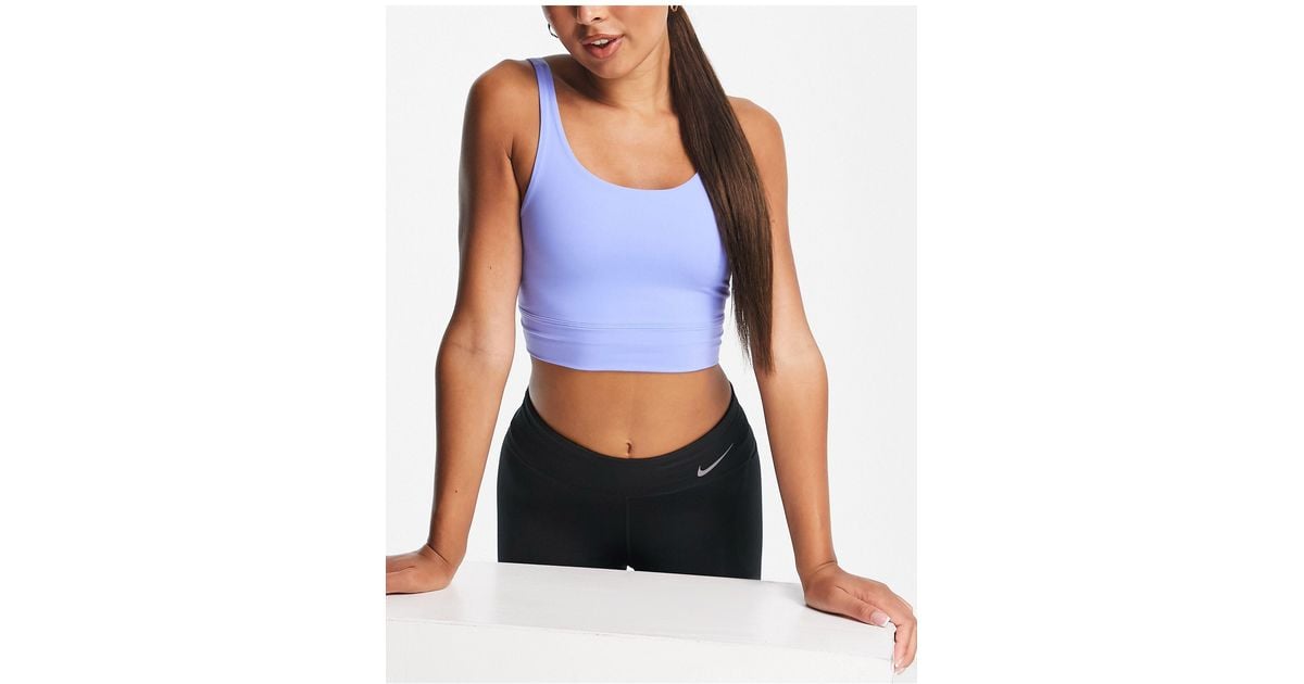 Yoga Dri-Fit Luxe Cropped Tank by Nike Online, THE ICONIC