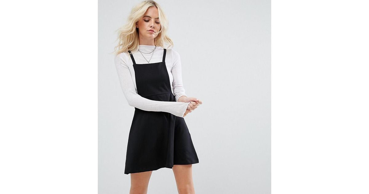 mini pinafore dress