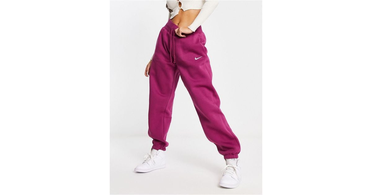 Nike Oversized Sweatpants in Pink | Lyst